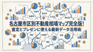 名古屋市区別不動産相場マップ完全版!査定とプレゼンに使える最新データ活用術